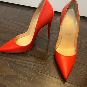 Christian Louboutin 120mm pumps. Red